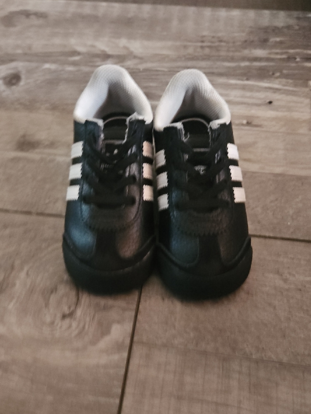adidas Kids Black and White Classic Sneakers